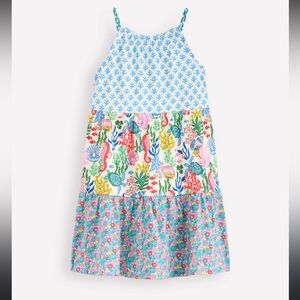 Mini Boden Enola Hotchpotch Jersey Dress, Size 5-6, NWT